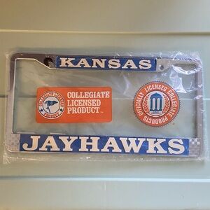NEW Kansas Jayhawks License Plate Frame